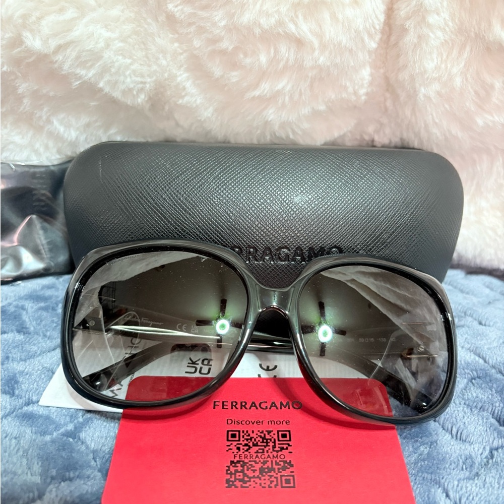 Salvatore Ferragamo Women's Black Sunglasses
